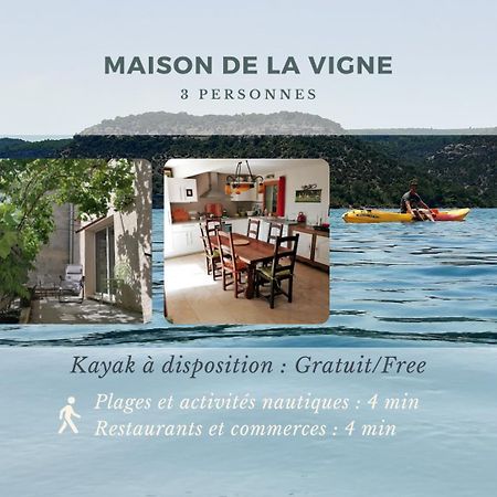 La Maison De La Vigne Bauduen Εξωτερικό φωτογραφία